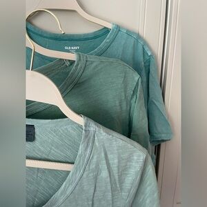 Green-Blue T-Shirt Bundle, 3-pieces